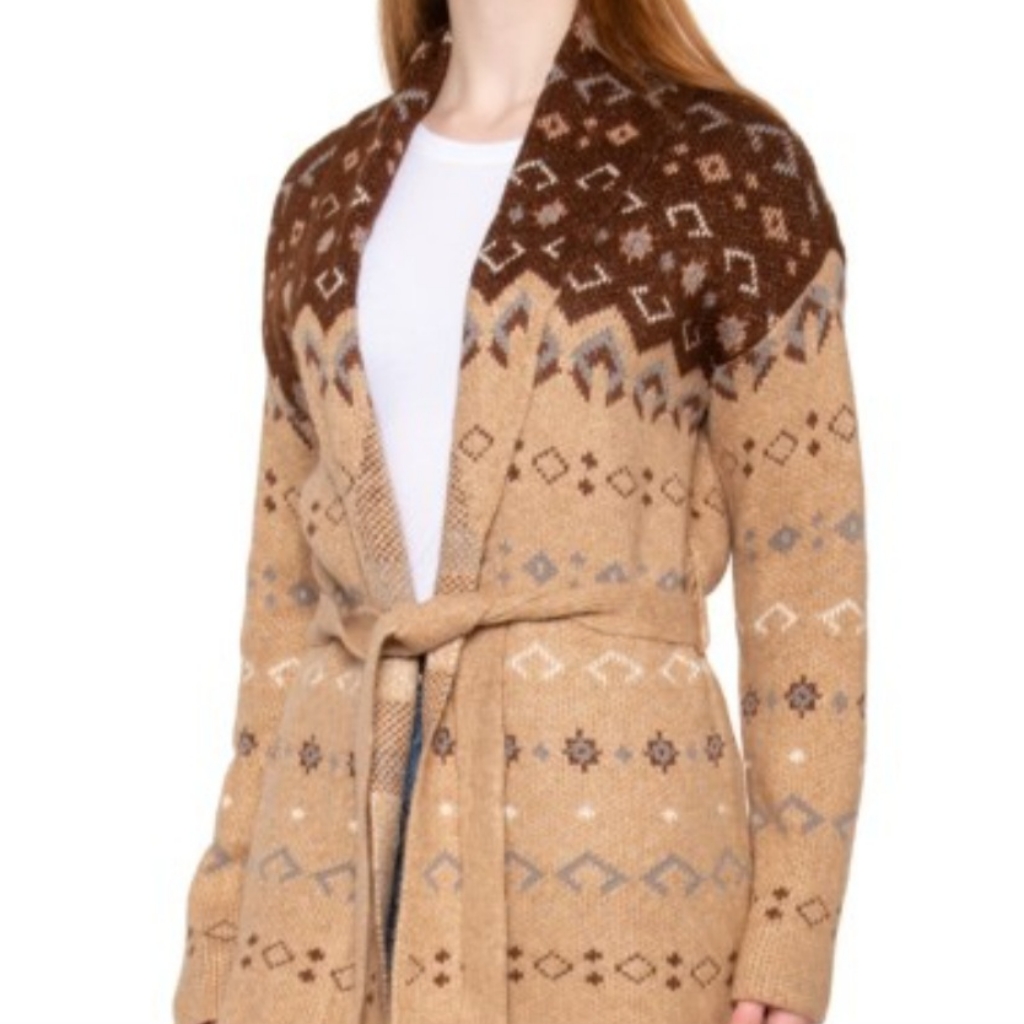 Lucky Brand Fair Isle Cardigan